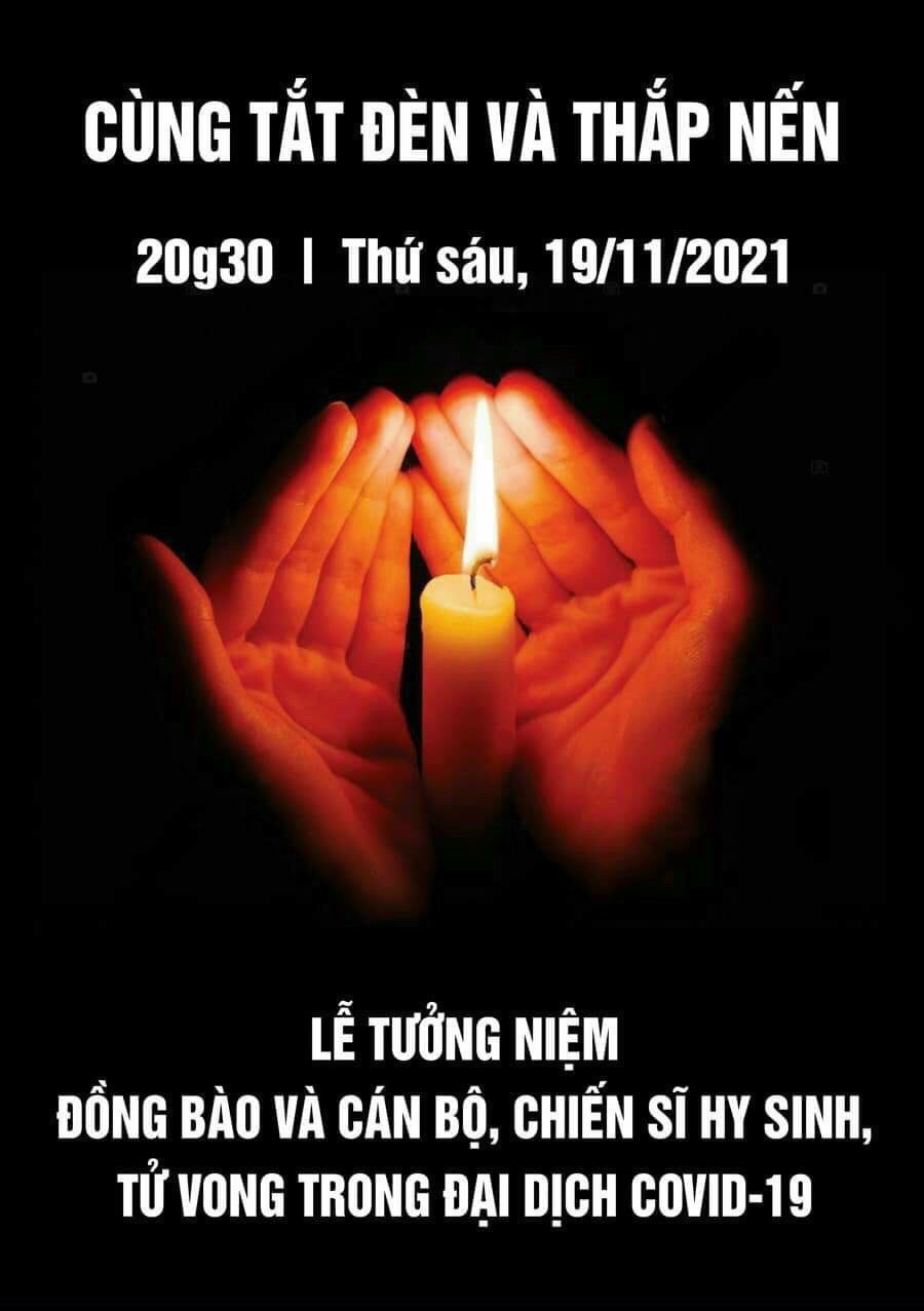 Phối hợp tổ chức Lễ tưởng niệm đồng bào tử vong và cán bộ, chiến sỹ  hi sinh vì đại dịch COVID-19